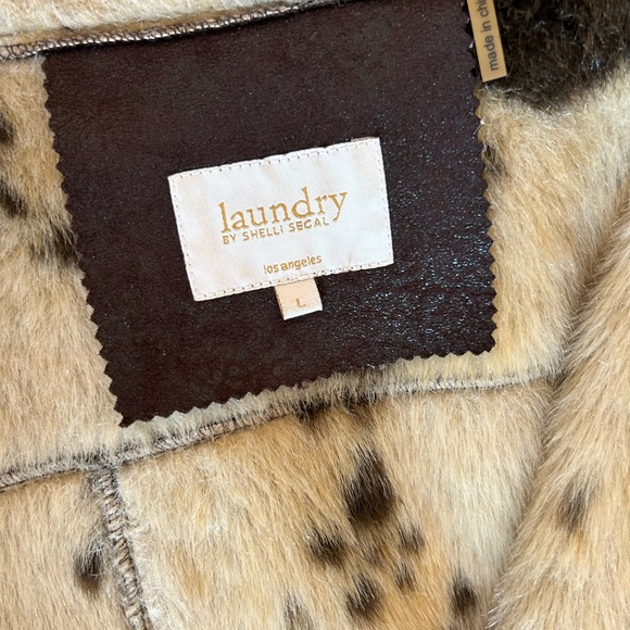 Women’s Brown Faux Cowhide Coat - Picture 7 of 11